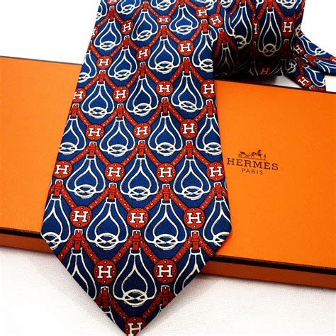 classic hermes tie pattern|Hermes silk ties.